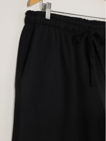 Calça Moletom Jogger Plus Size Masculina PRETO