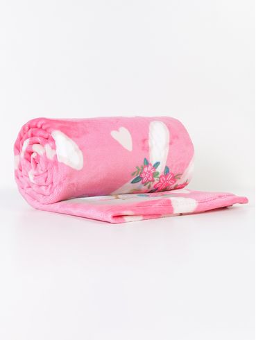 Cobertor Infantil Para Bebê - ROSA