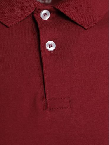 Polo Manga Longa Masculina BORDO