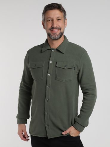 Camisa Soft Manga Longa Masculina VERDE CLARO