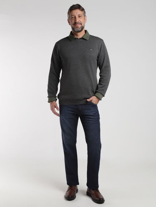 Blusão Tricot Manga Longa Masculino CHUMBO