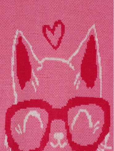 Blusão Tricot Infantil Para Menina - ROSA