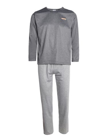 Pijama Longo Masculino MESCLA ESCURO