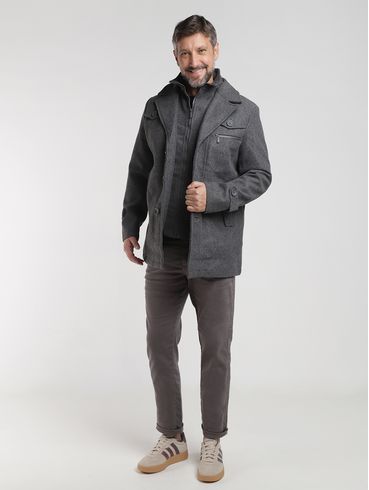 Calça Sport Slim Maculina CINZA