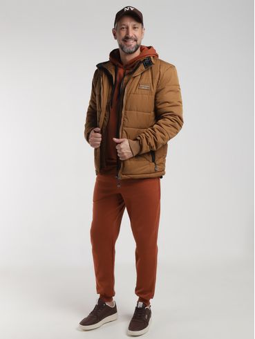 Calça Moletom Jogger Masculina OCRE