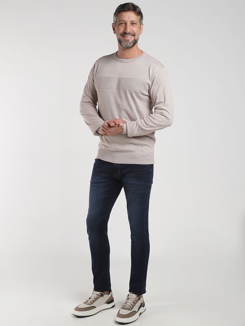 Blusão Tricot Elétron Masculino AREIA