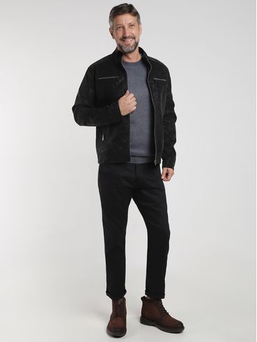 Blusão Tricot Elétron Masculino MESCLA ESCURO