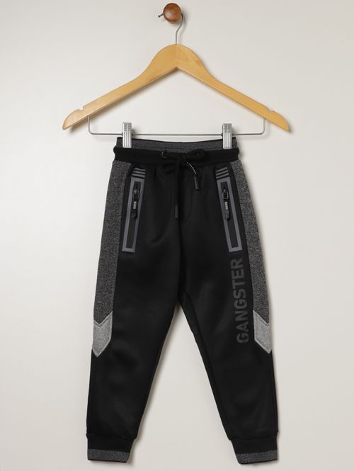 Calça Esportiva Infantil Para Menino - PRETO