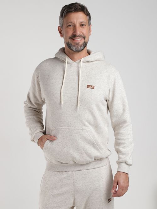 Moletom Vels Masculino NATURAL