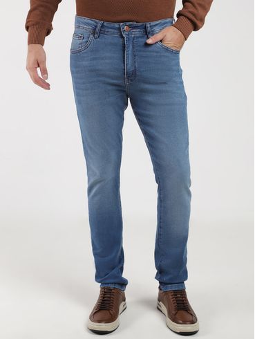 Calça Jeans Slim Vilejack Masculina AZUL