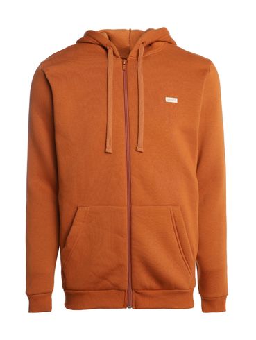 Jaqueta Moletom Com Capuz Masculina LARANJA