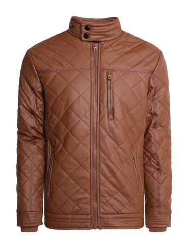 Jaqueta PU Elétron Masculina MARROM