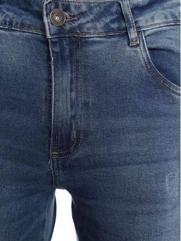 Calça Jeans Skinny Masculina AZUL