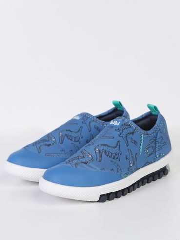 Tênis Jacaré Bibi Infantil Para Menino - AZUL/BRANCO