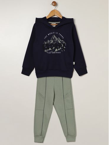 Conjunto Longo Infantil Para Menino - MARINHO