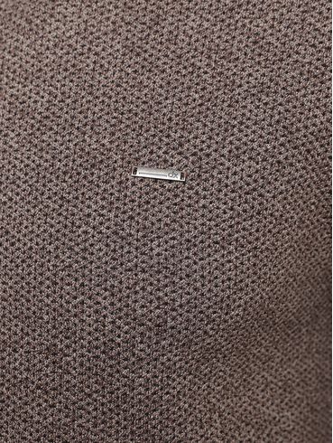 Blusão Tricot Jacquard Dixie Masculino MARROM