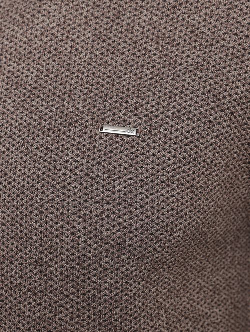 Blusão Tricot Jacquard Dixie Masculino MARROM