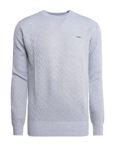 Blusão Tricot Trabalhado Dixie Masculino CINZA