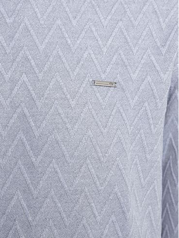 Blusão Tricot Trabalhado Dixie Masculino CINZA