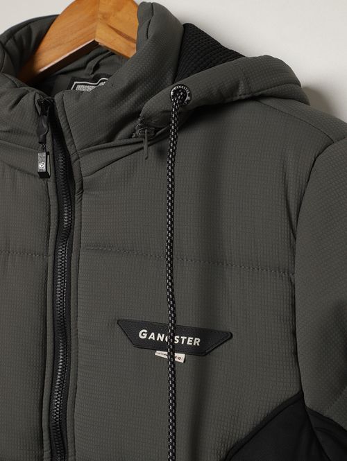 Jaqueta Gangster Juvenil Para Menino - PRETO