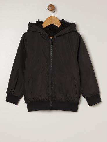 Jaqueta Infantil Para Menino - PRETO
