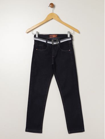 Calça Jeans Juvenil Para Menino - AZUL