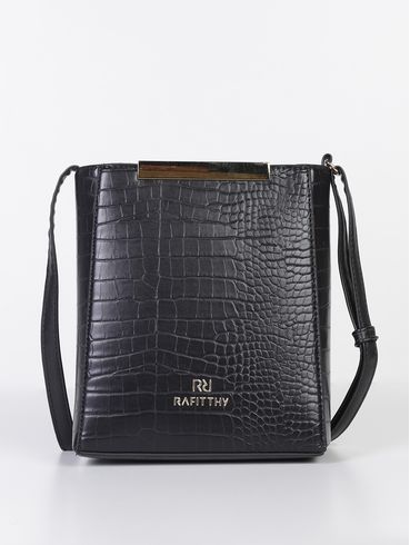 Bolsa Transversal Rafitthy Feminina PRETO