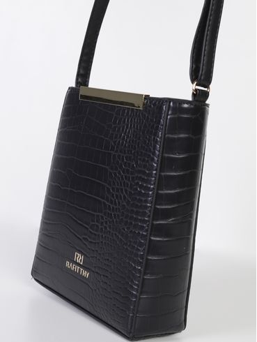 Bolsa Transversal Rafitthy Feminina PRETO