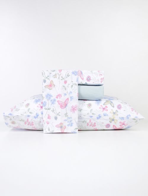 Jogo de Lençol Queen Duplo em Algodão 120 Fios VERDE