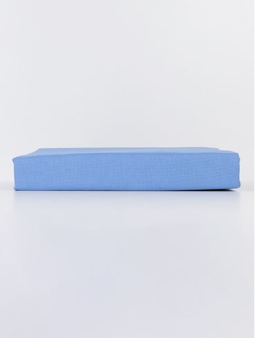 Lençol Avulso Queen Size em Algodão 120 Fios Liso AZUL