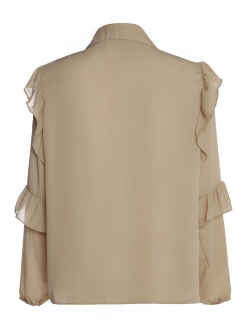 Camisa Crepe Autentique Feminina BEGE