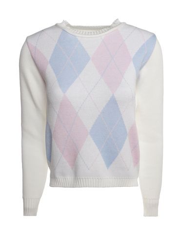 Blusão Tricot Xadrez Feminino AZUL CLARO/ROSA CLARO
