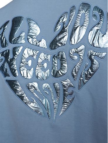 Moletom Autentique Feminino AZUL CLARO