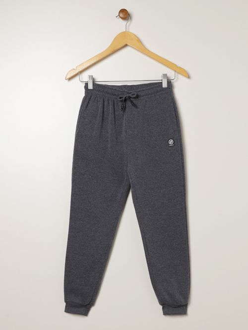 Calça Esportiva Juvenil Para Menino - MESCLA ESCURO