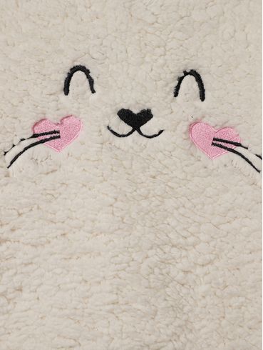 Moletom Infantil Para Menina - OFF WHITE