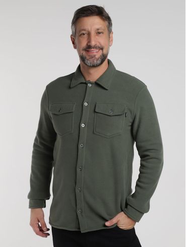 Camisa Soft Manga Longa Masculina VERDE CLARO