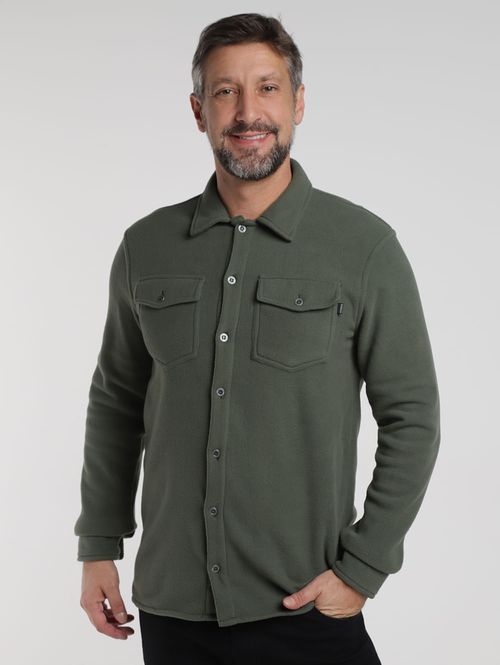 Camisa Soft Manga Longa Masculina VERDE CLARO