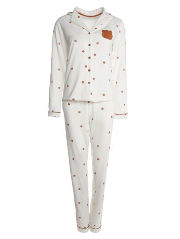 Pijama Americano Feminino OFF WHITE