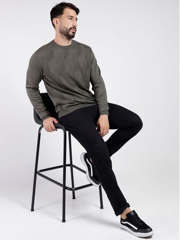 Blusão de Tricot Masculino VERDE