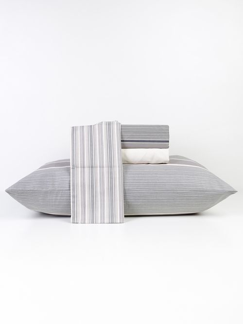 Jogo de Lençol King Duplo em Algodão 120 Fios BEGE