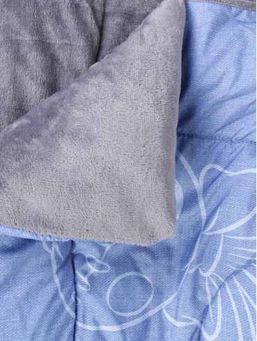 Edredom Solteiro Stitch Relax Hedrons AZUL