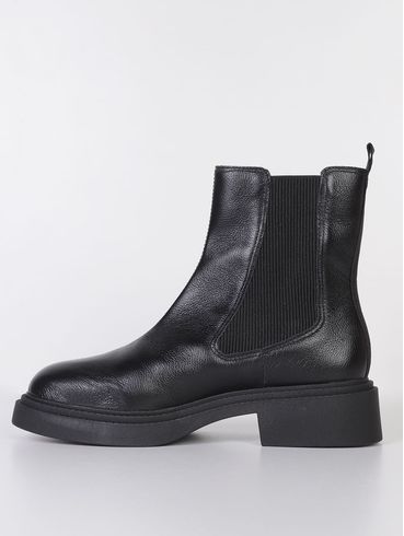 Bota Chelsea Cano Curto Feminina PRETO