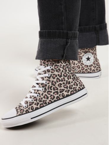 Tênis Cano Alto Chunck Taylor Converse Feminino BEGE