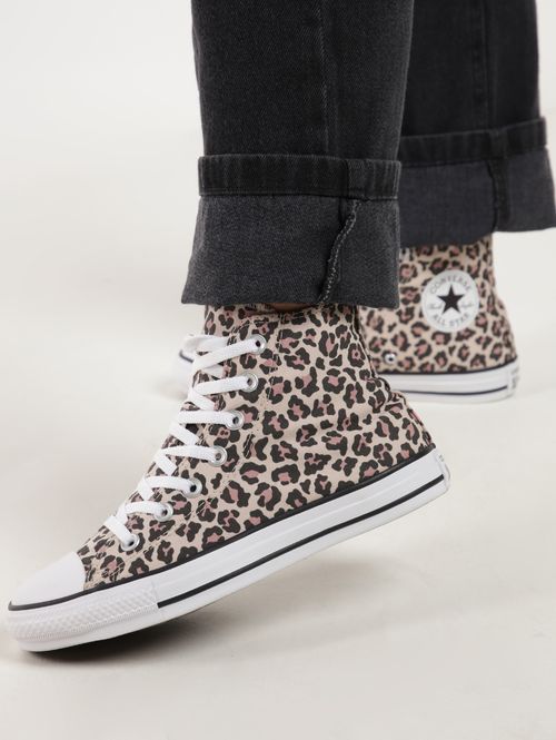 Tênis Cano Alto All Star Converse Feminino BEGE