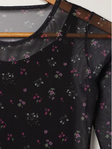 Vestido Juvenil Para Menina - PRETO