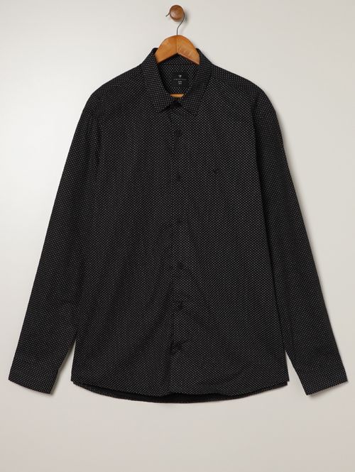 Camisa Nobre Gravataria Plus Size Masculina PRETO