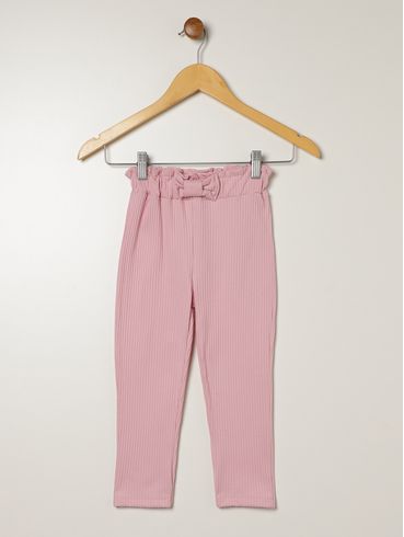 Calça Veludo Infantil Para Menina - ROSA