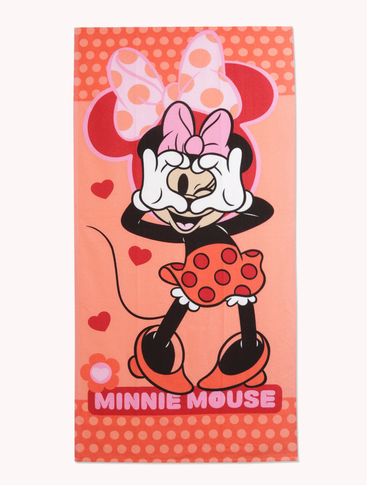 Toalha Minnie Mouse Lepper Infantil VERMELHO