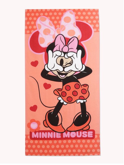 Toalha Minnie Mouse Lepper Infantil VERMELHO