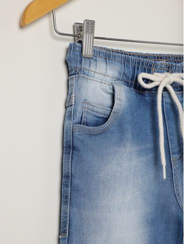 Calça Jeans Juvenil Para Menino - AZUL